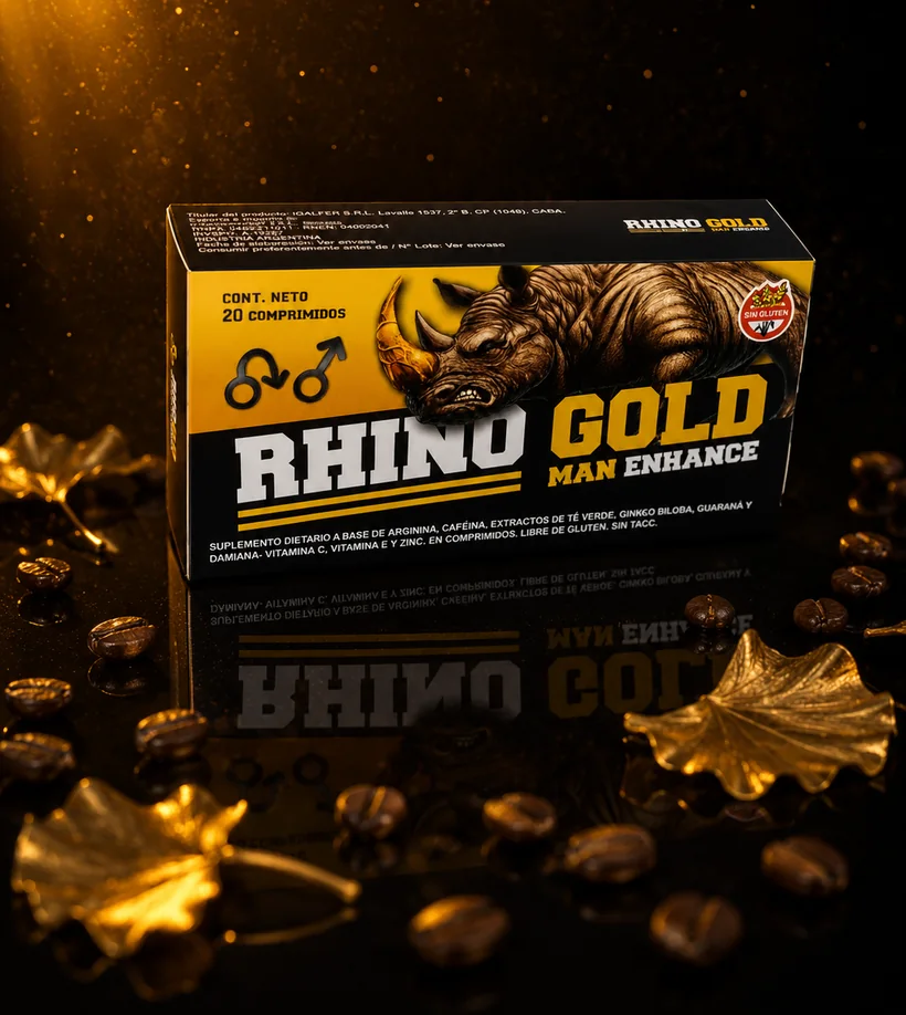 Rhino Gold — caja x 20 comprimidos